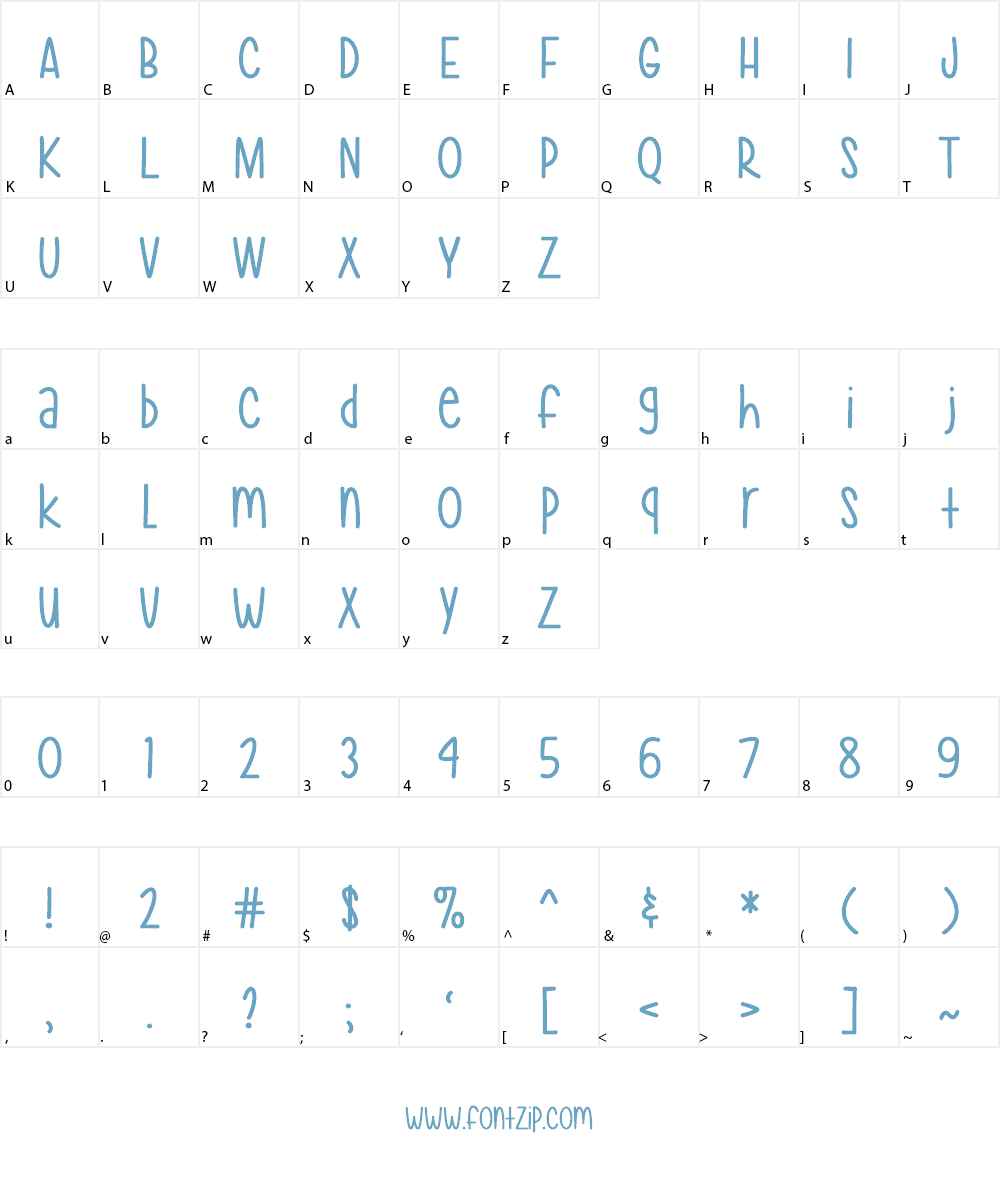 Hey Pretty Girl Font Character